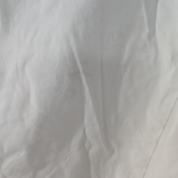 Lafayette 148 Women's Stretch Button Up Long Sleeve White Shirt Size 10 Medium - Picture 5 of 5